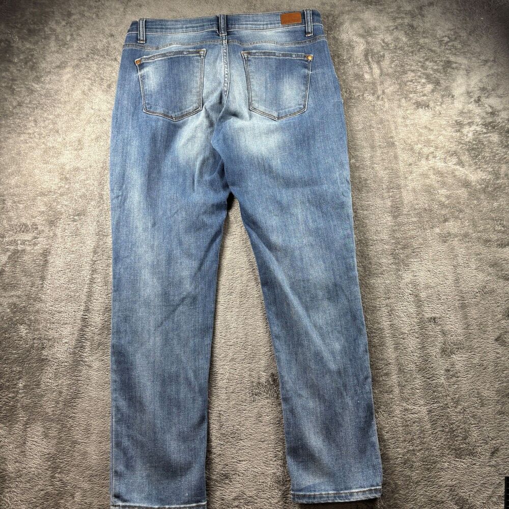Judy Blue Women Jeans Boyfriend Distressed Stretch Medium Wash 13/31 P118 - Picture 3 of 10